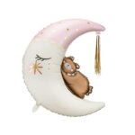 Folinis helio balionas „Mėnulis”/rožinis